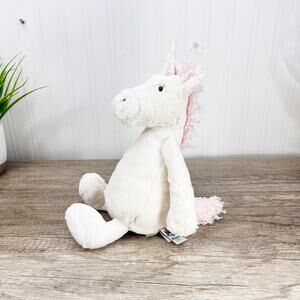 Jellycat Bashful Unicorn Medium 12” Plush Stuffed Animal